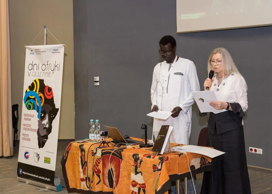 prof. Iwonna Anna Ndiaye i dr hab. Bara Ndiaye na Dniach Afryki 2023