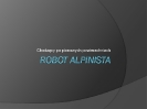Robot Alpinista - prezentacja