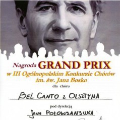 Nagroda Grand Prix dla chóru Bel Canto 