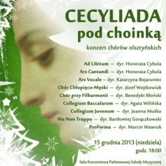 Cecyliada - koncert chórów olsztyńskich 15 grudnia 2013