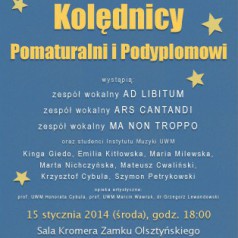 Koncert w Sali Kromera olsztyńskiego Zamku "Kolędnicy"