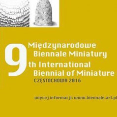 grafiki M. Chomicz na IX międzynarodowym biennale miniatury w Częstochowie
