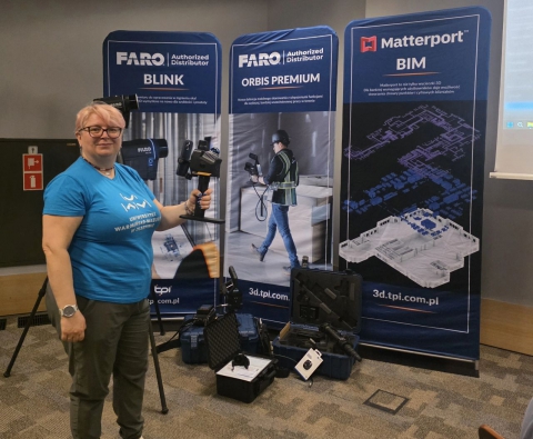 dr inż. Joanna Pawłowicz podczas udział w wydarzeniu "Szkoła Pomiarów"