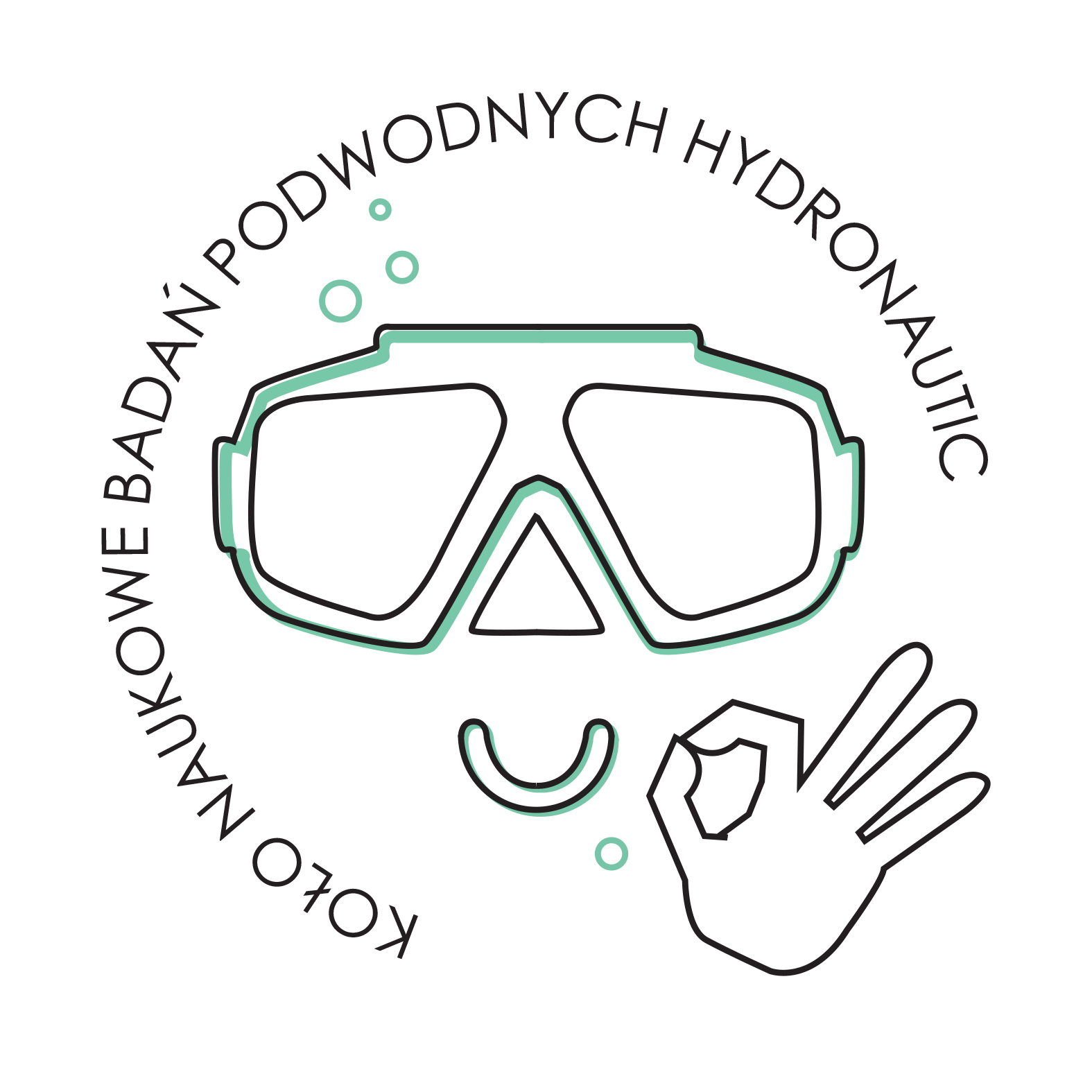 Logo Naukowego Koła Badań Podwodnych Hydronautic