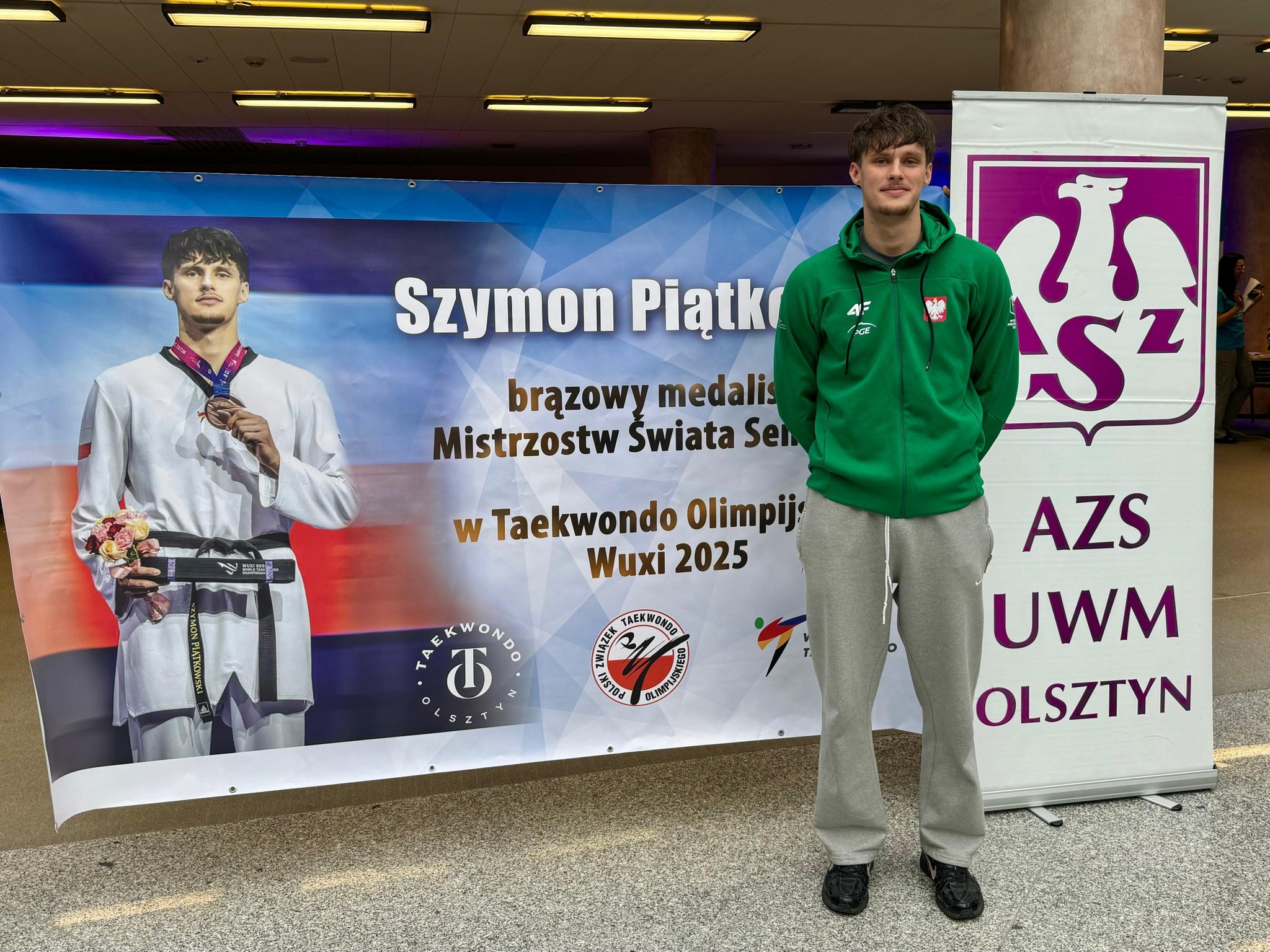 Student EXPO 2025: Szymon Piątkowski prezentuje klub AZS UWM Olsztyn 