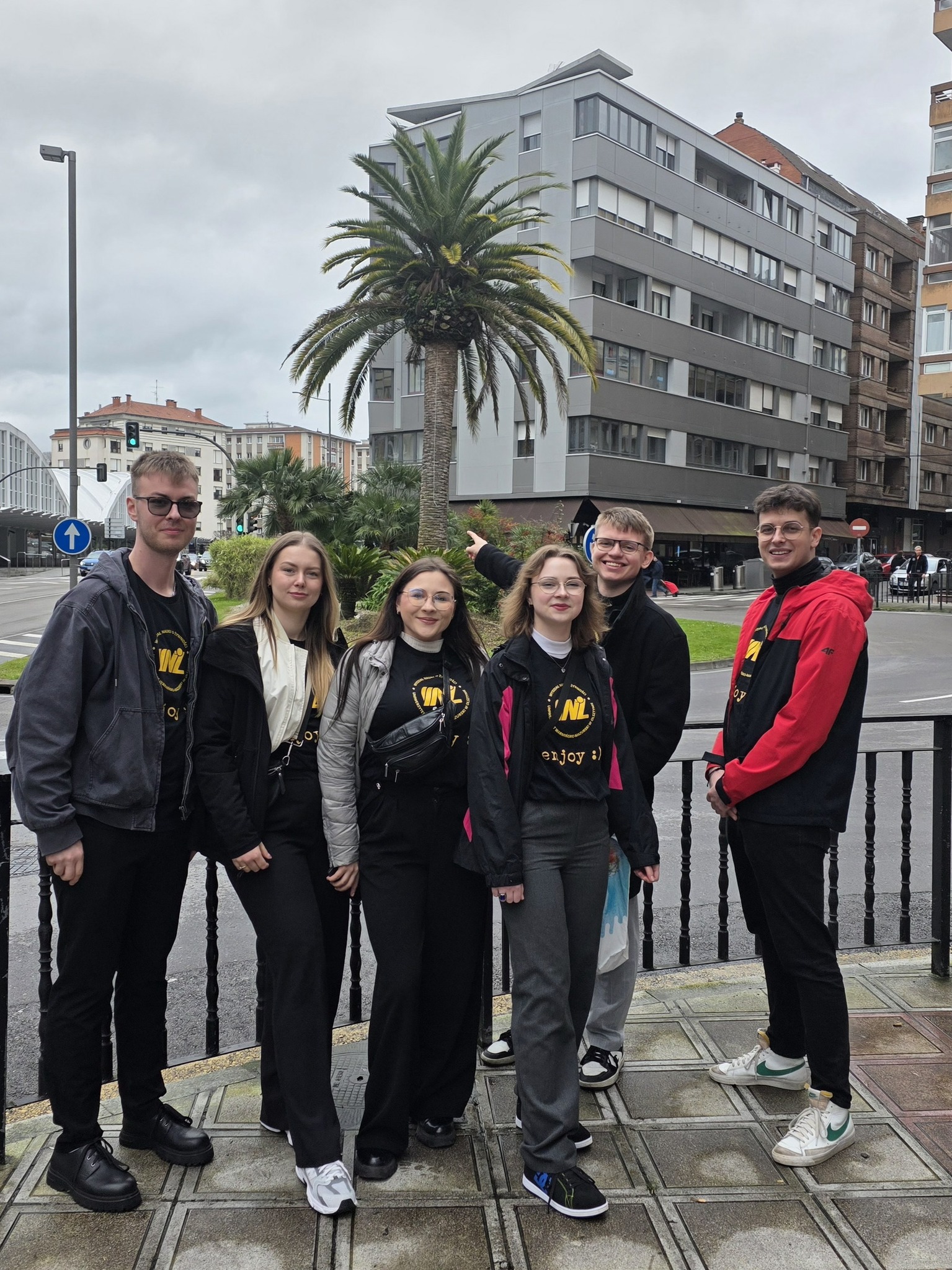 studenci Wydziału Nauki o Żywności podczas pobytu w Asturii w Hiszpanii z okazji Europejskiego Konkursu Sensorycznego EUROPEL