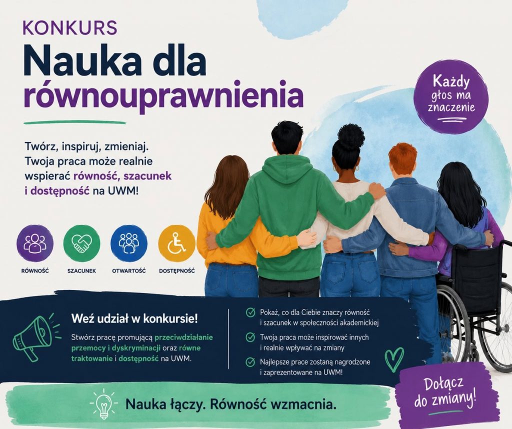 Nauka dla równouprawnienia - plakat