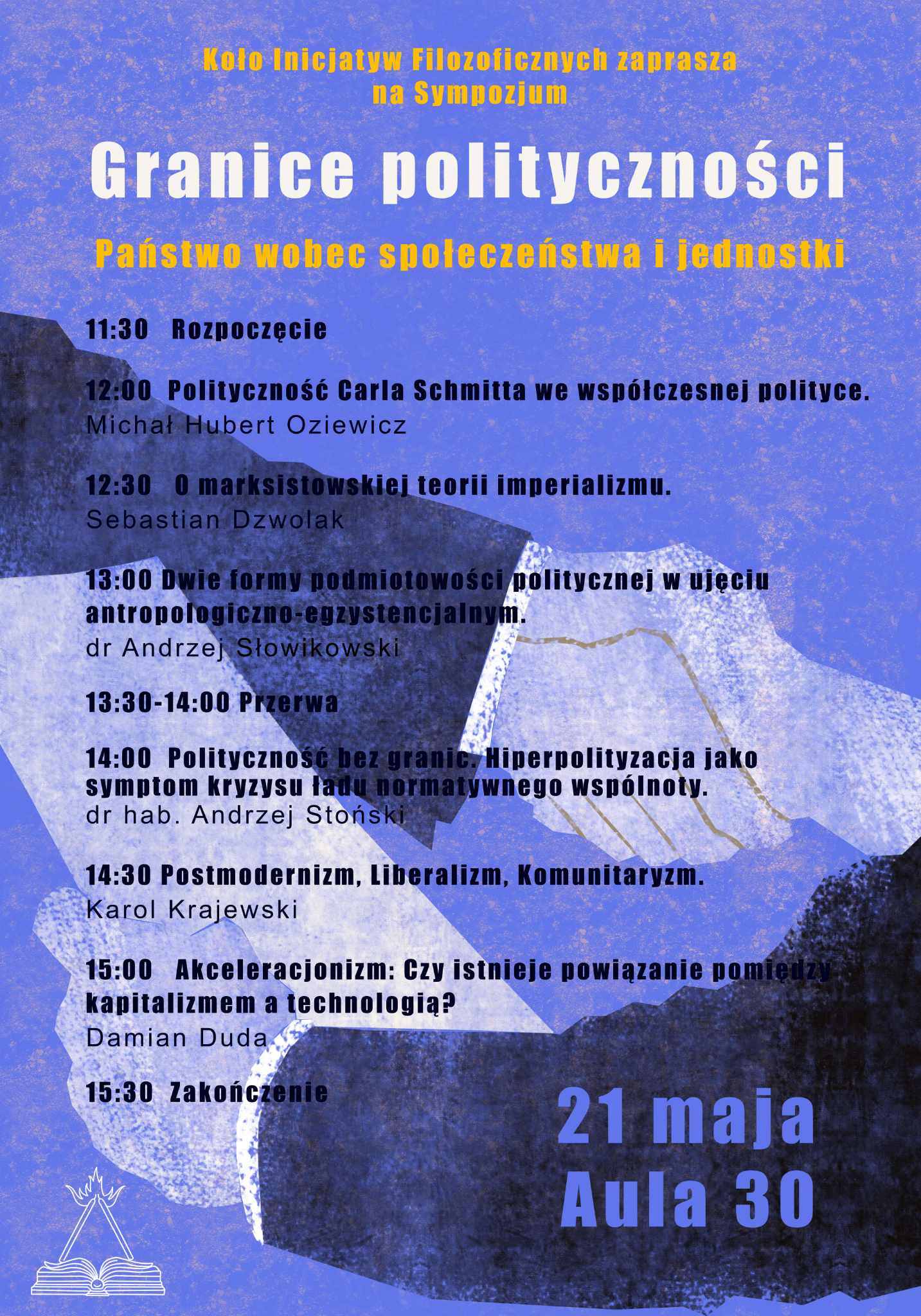 plakat promujący sympozjum filozoficzne