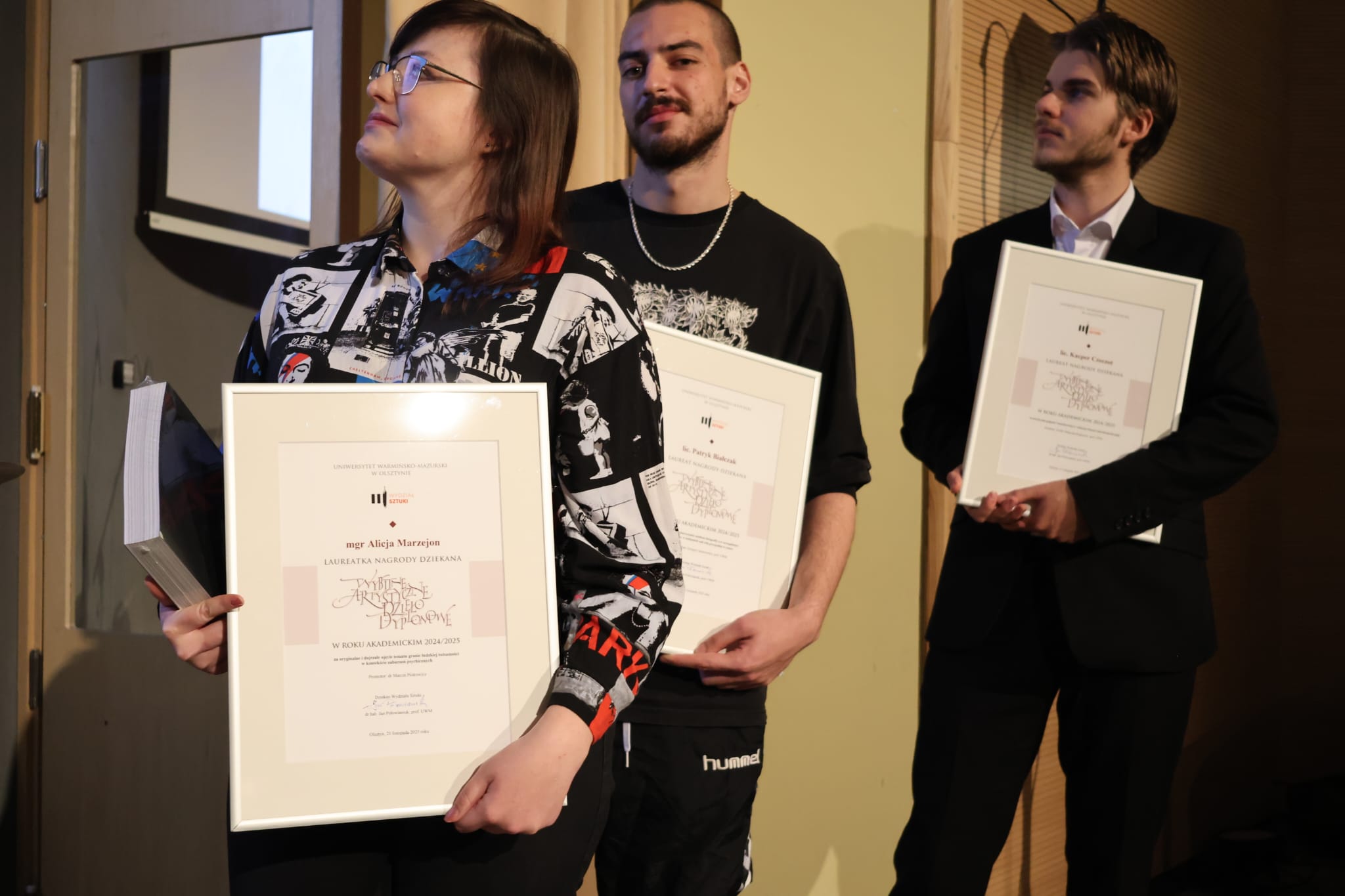 Nagrodzeni absolwenci Wydziału Sztuki 