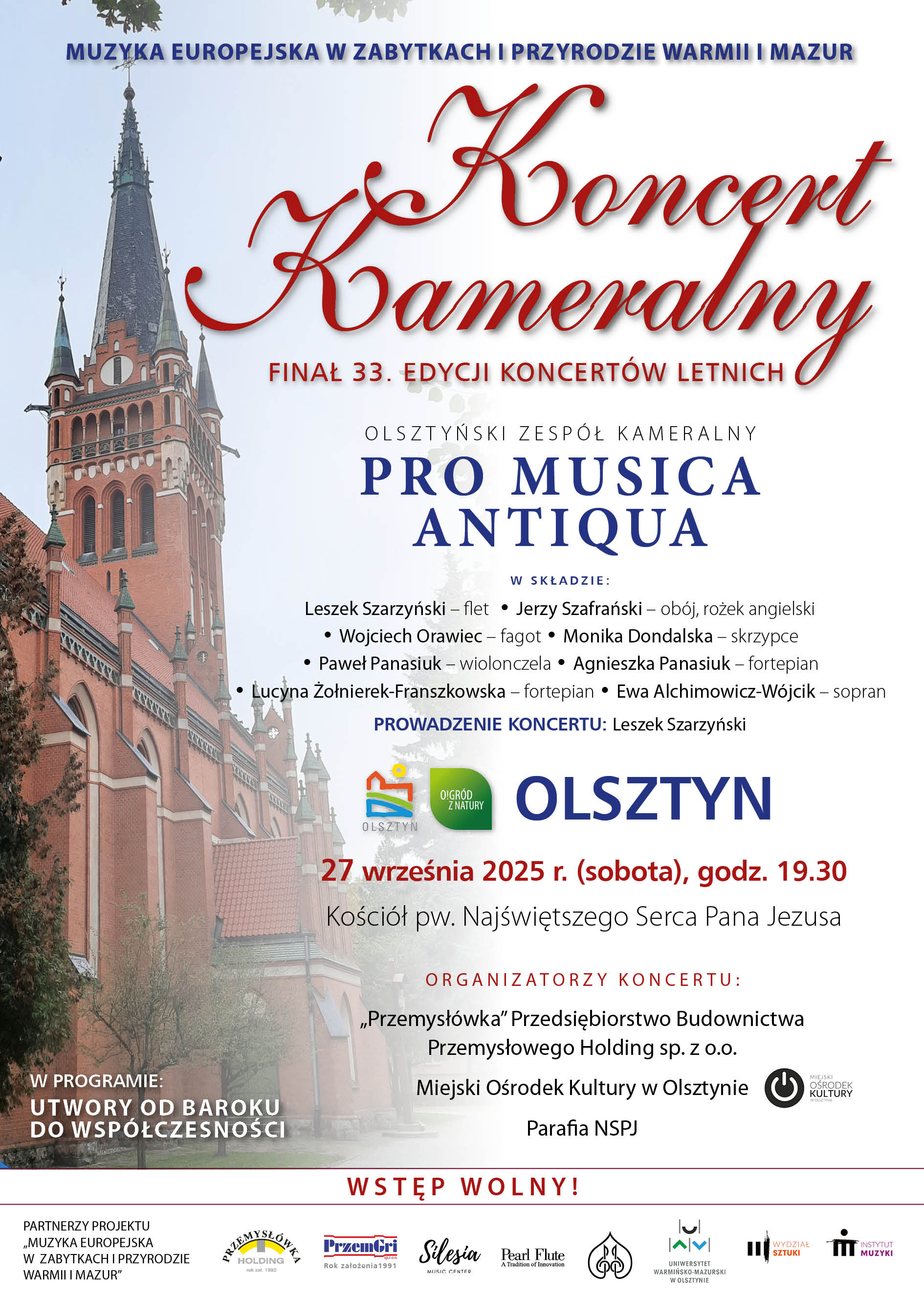 plakat koncertu Pro Musica Antiqua