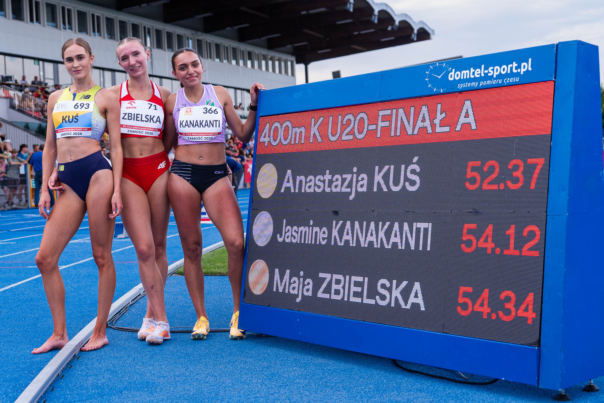 Anastazja Kuś, Jasmine Kanakanii i Maja Zbielska