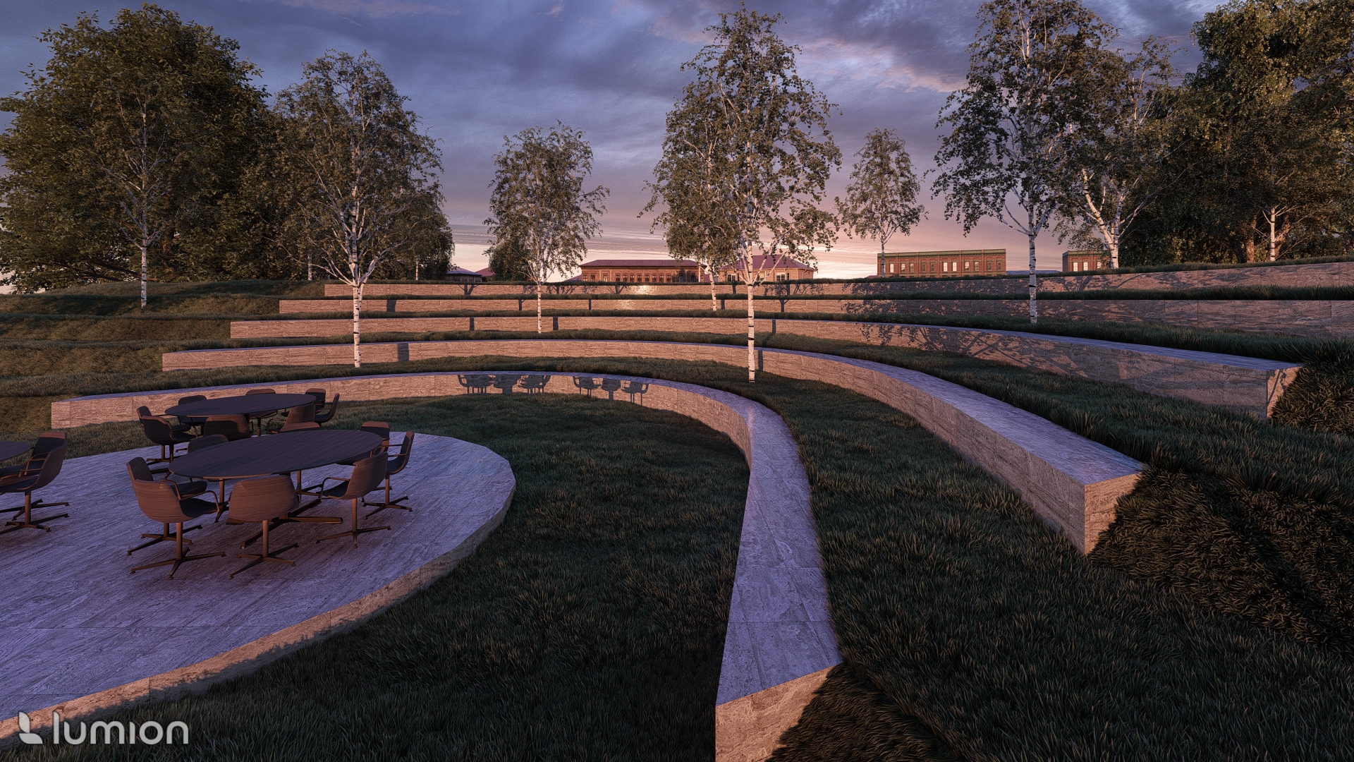 Amfiteatr Zieleni - wizualizacja projektu