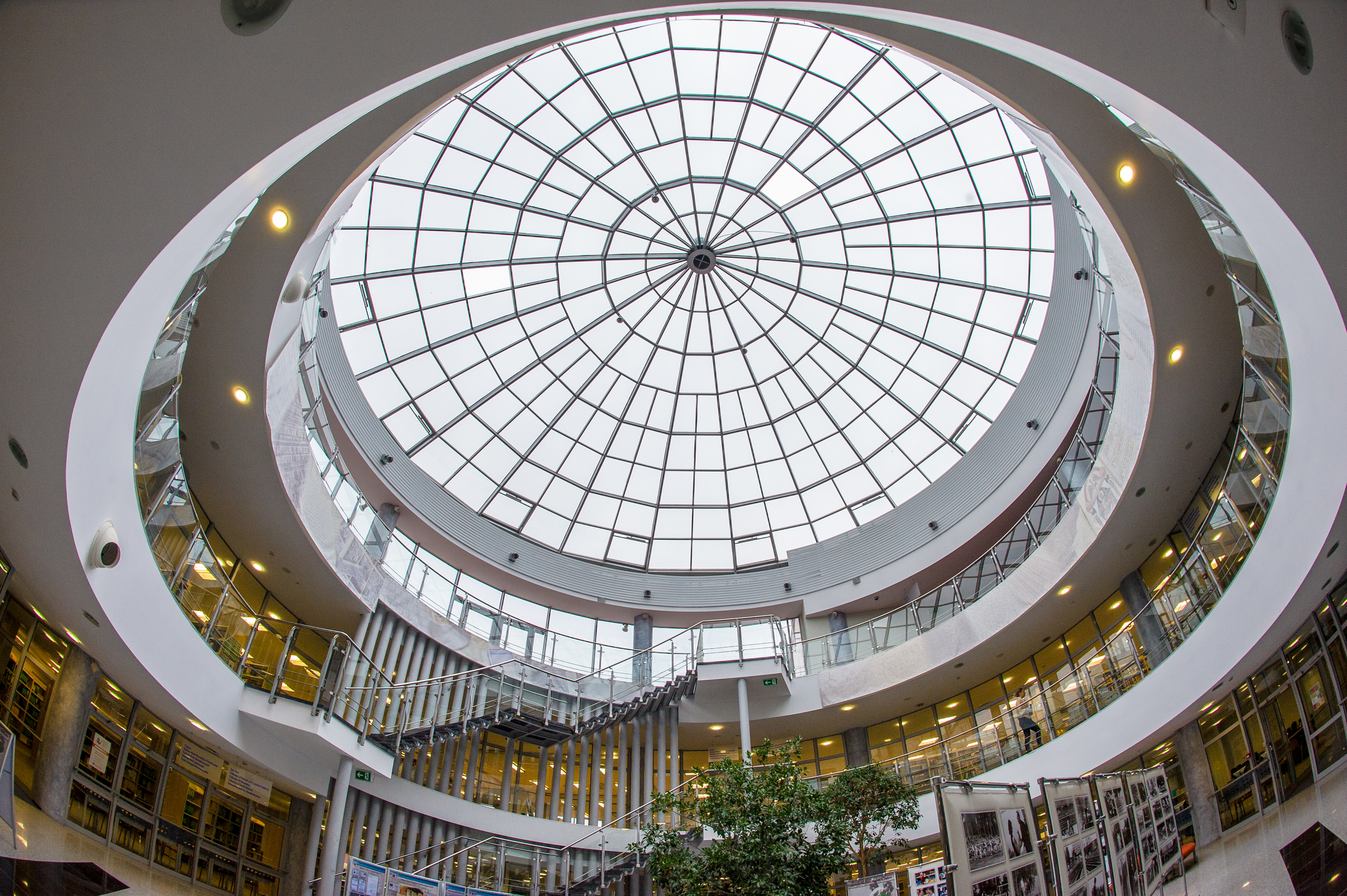 Kopuła w Bibliotece Uniwersyteckiej