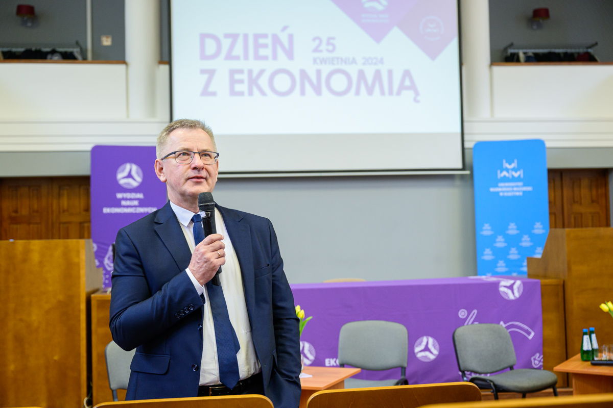 Dzień z Ekonomią na UWM 2024 - prof. Jerzy Jaroszewski