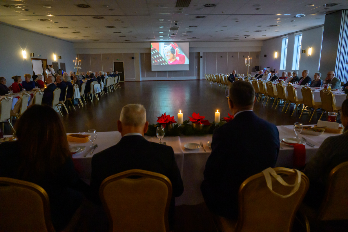 Spotkanie wigilijne emerytowanych profesorów