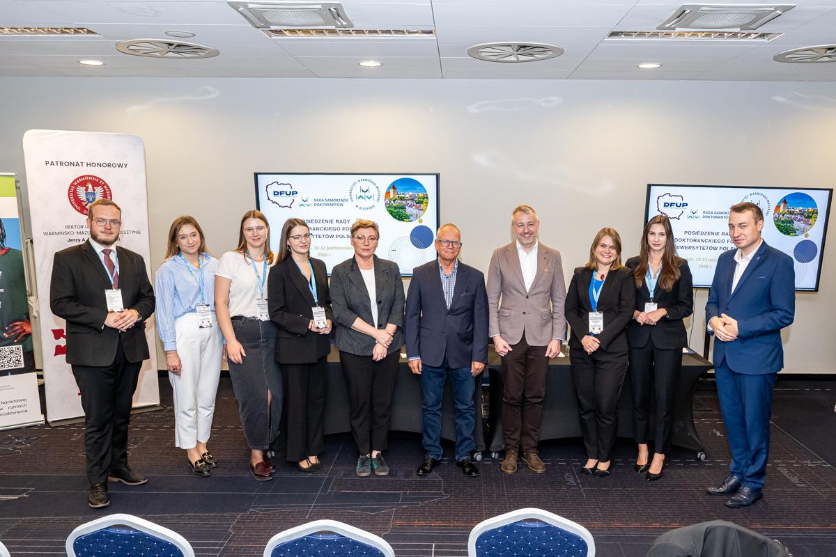 Uczestnicy posiedzenia Rady Doktoranckiego Forum Uniwersytetów Polskich