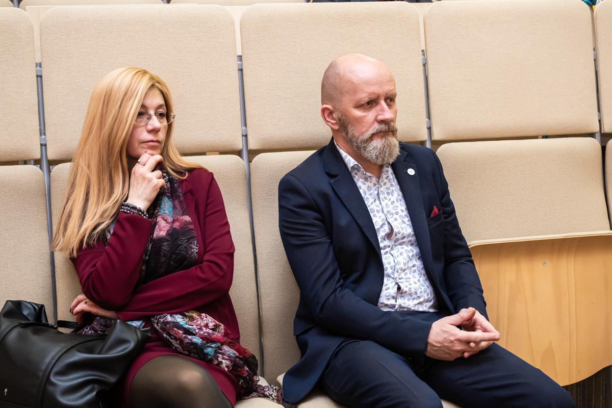 Prof. Beata Tarnowska i prof. Paweł Wysocki