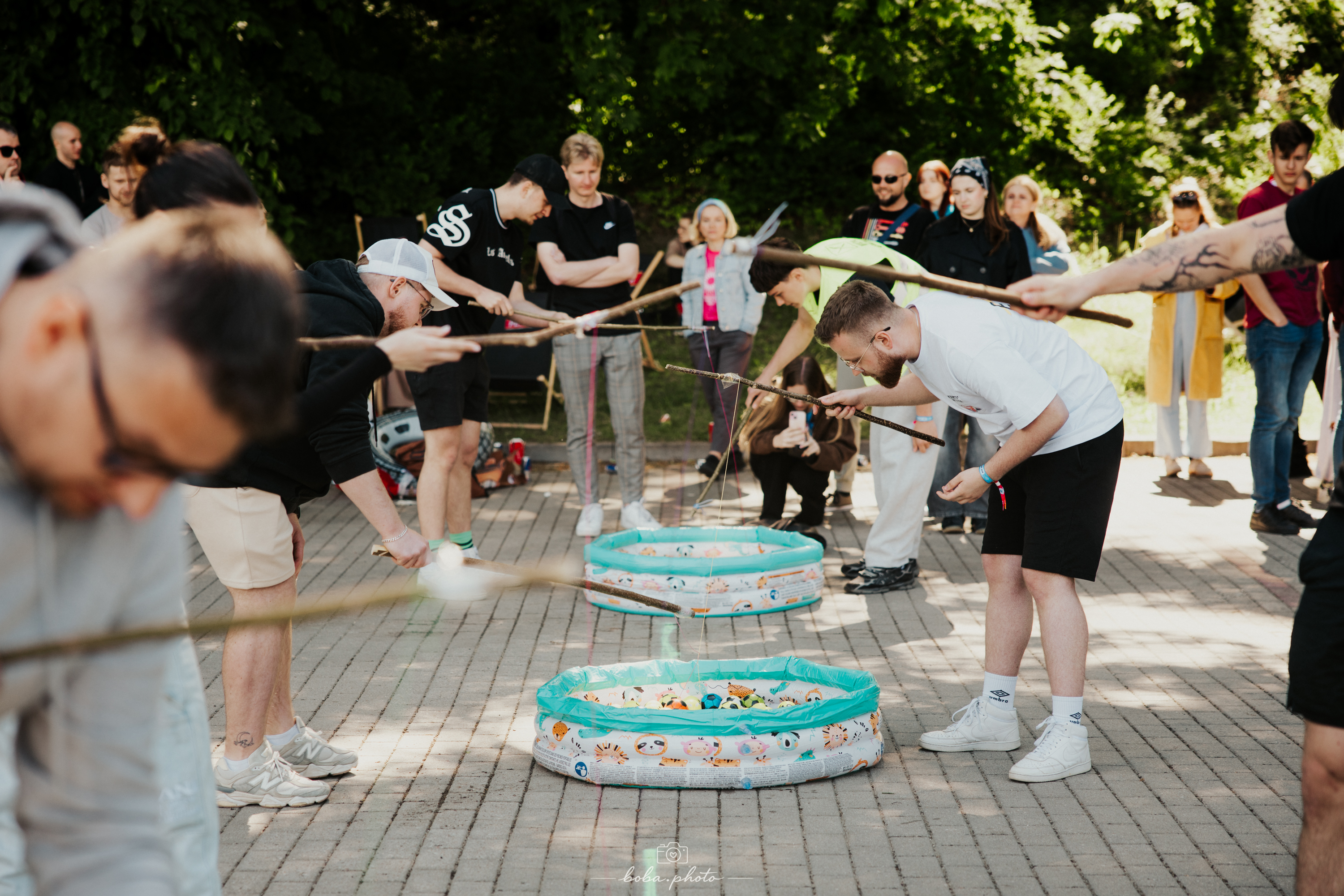 Bój Wydziałów - jedna z konkurencji, fot. boba photo/Kortowiada