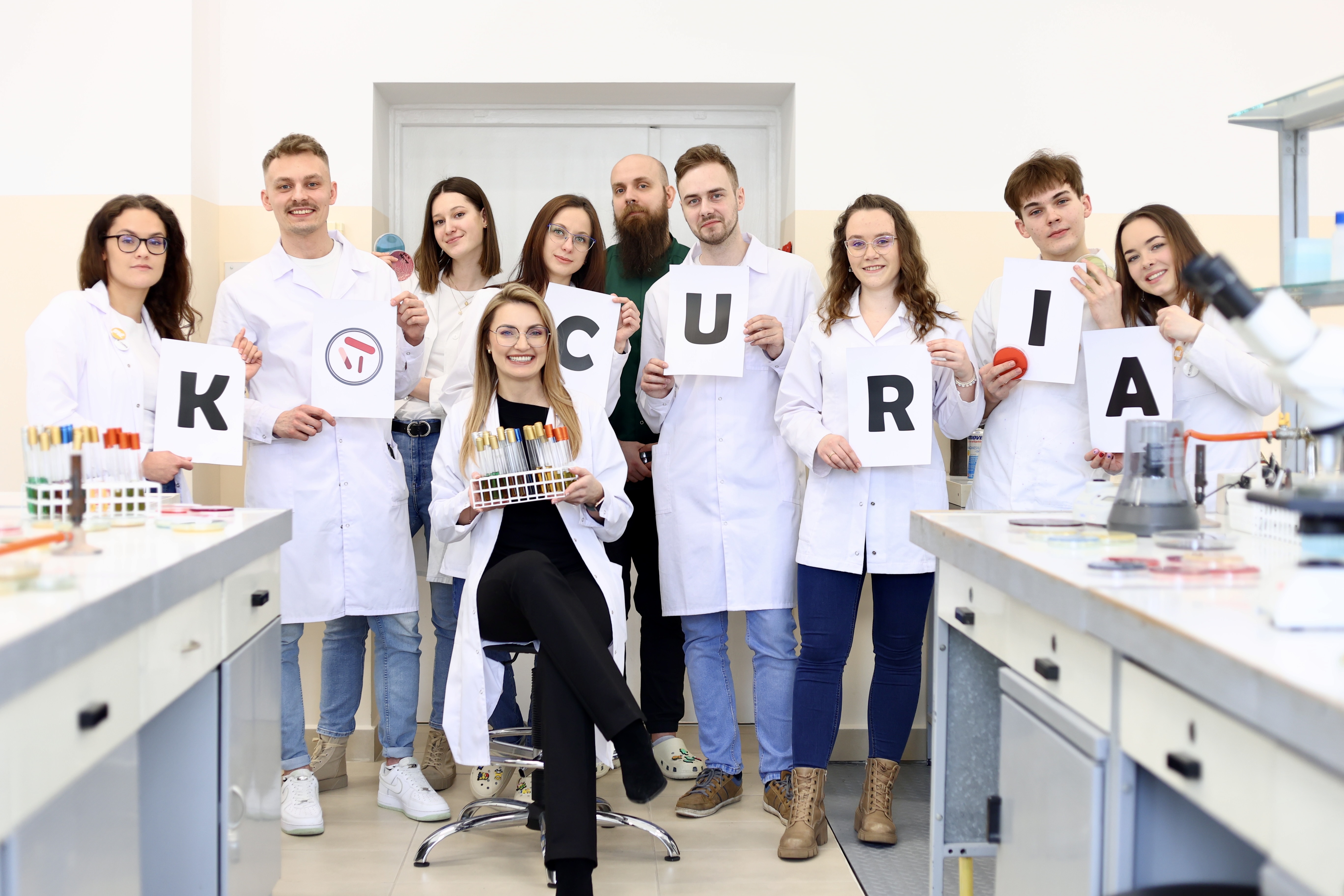 Członkowie koła naukowego Kocuria 