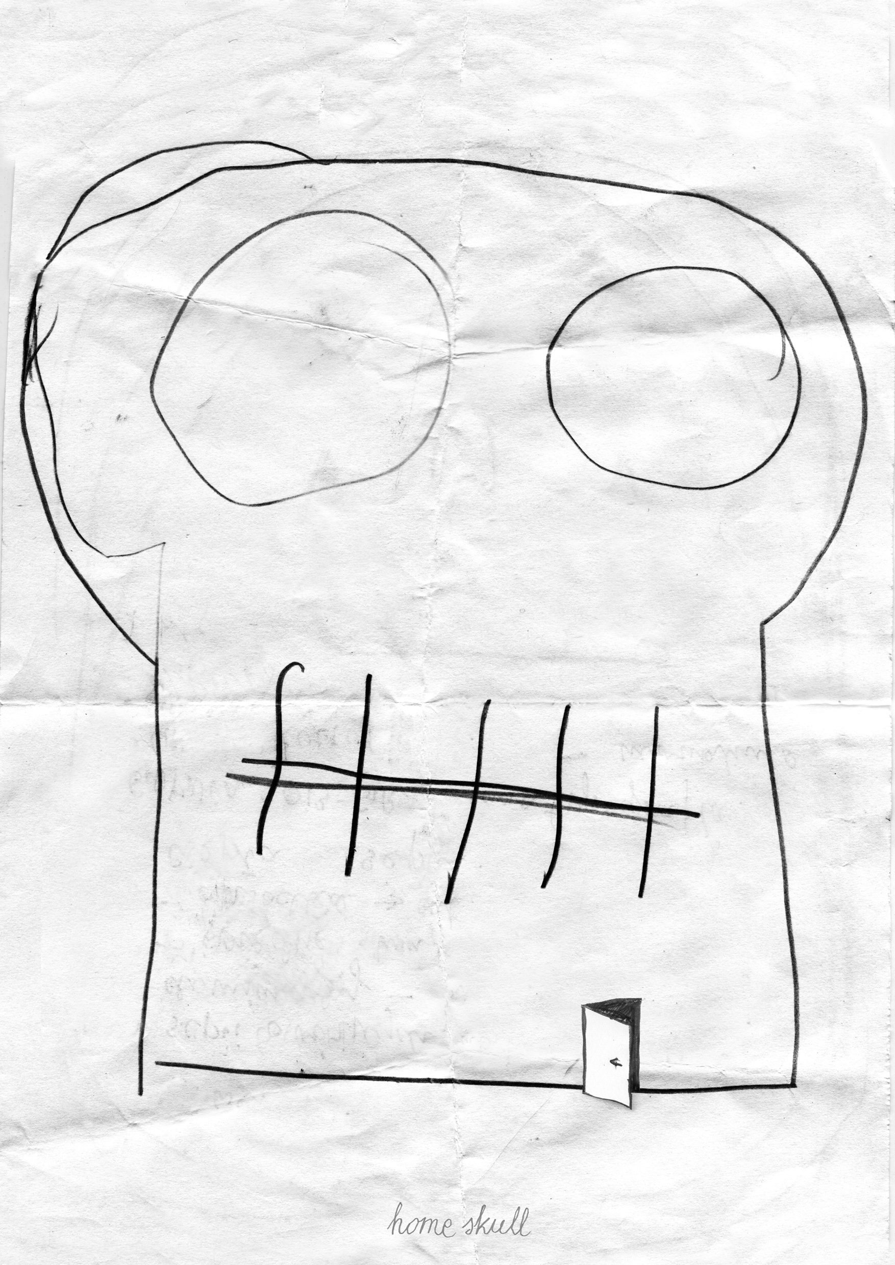 Plakat "Home Skull" dr. Jarka Bujnego