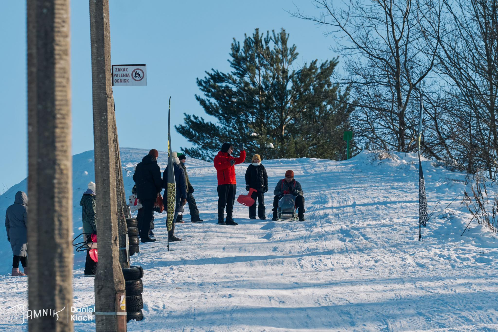 KortoSnow i studenci zjeżdżający z Górki Kortowskiej
