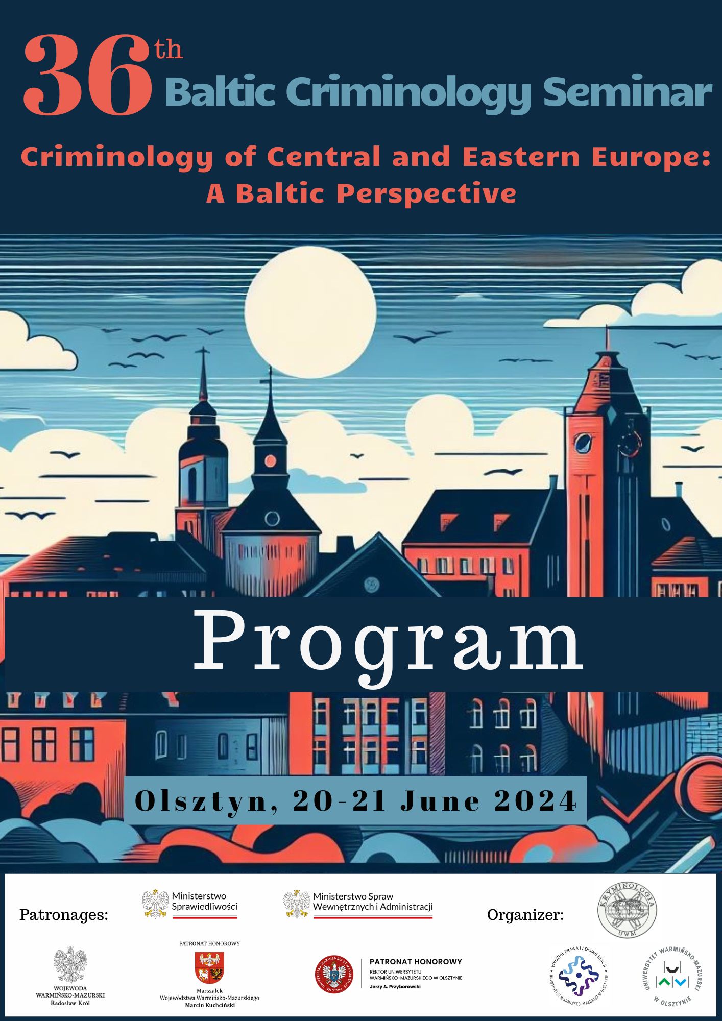 plakat Bałtyckie Seminarium Kryminologiczne
