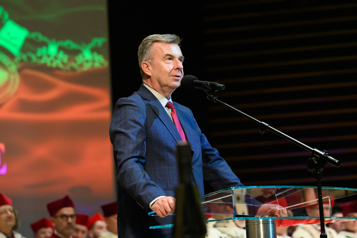 Minister Dariusz Wieczorek podczas Święta UWM 2024