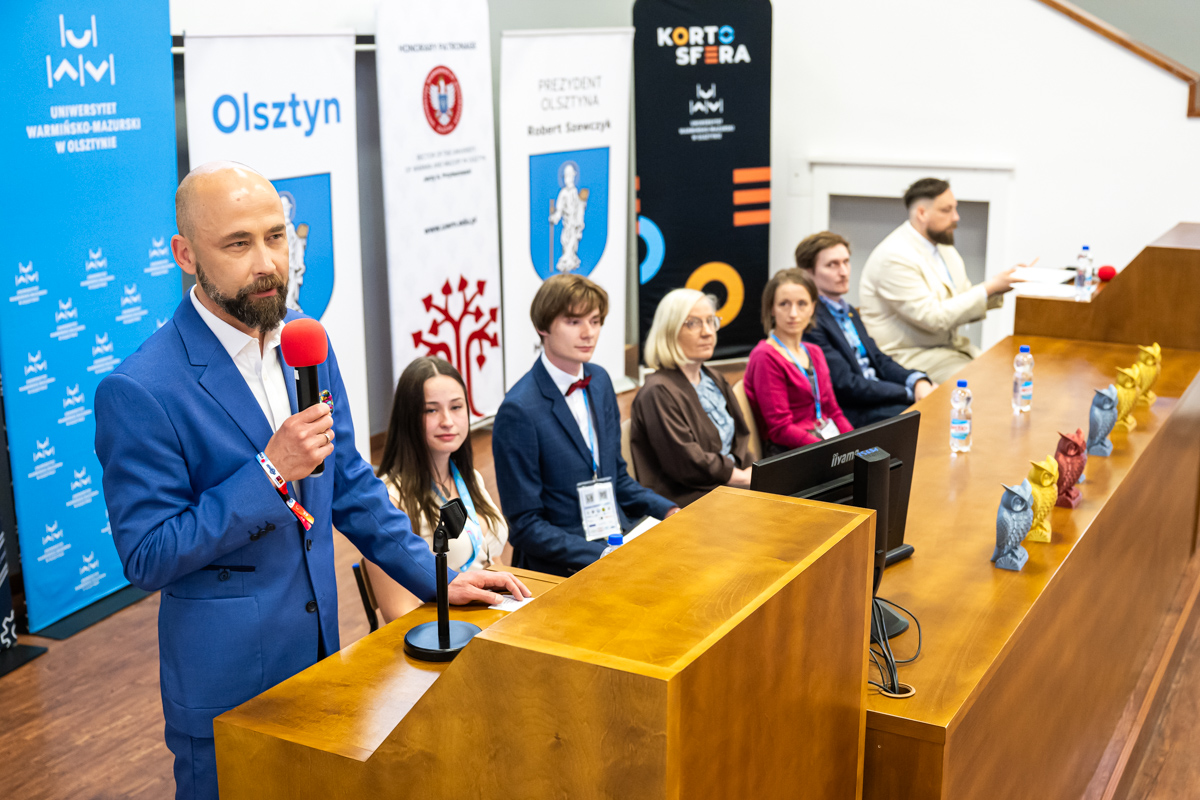MSKN 2026 na UWM: Prof. Przybyliński wita uczestników