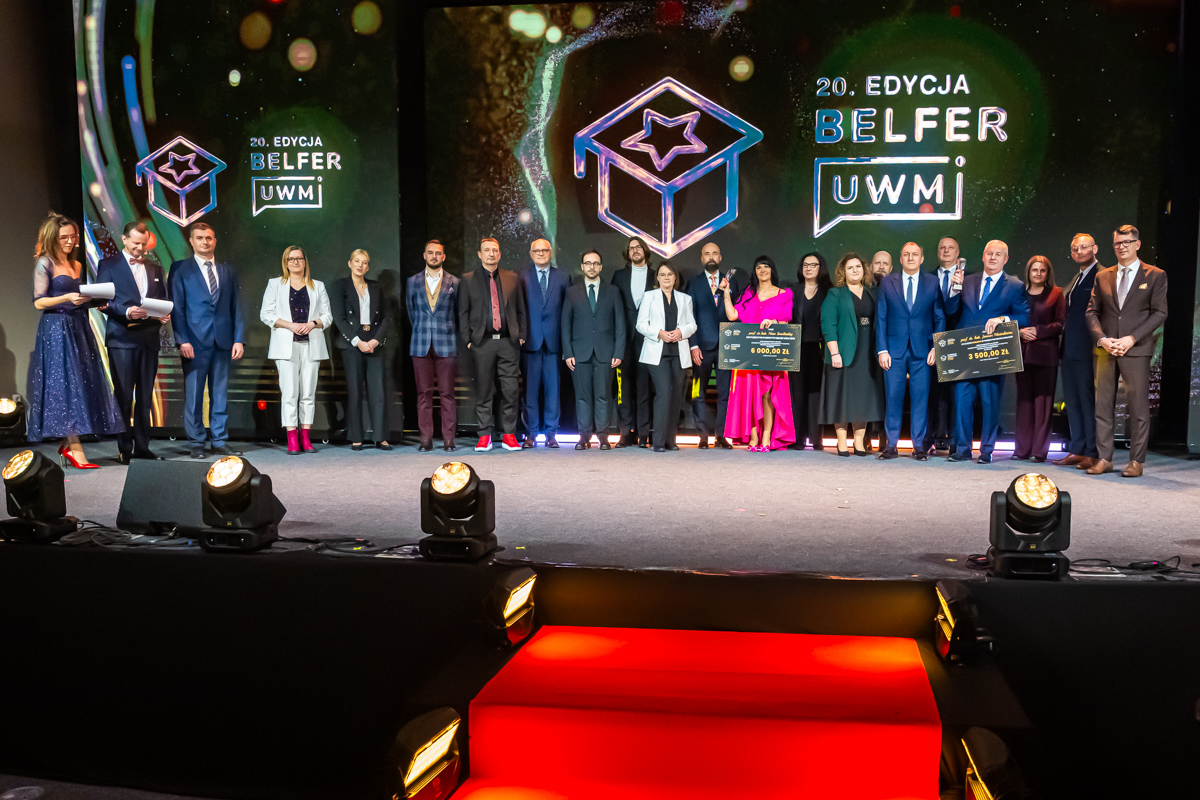 Gala Belfer UWM 2025 - Belfrzy UWM na scenie 