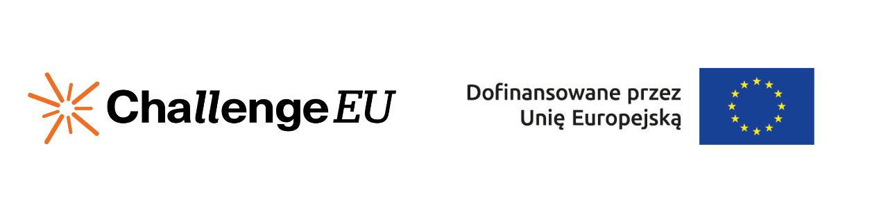 Loga: ChallengeEU i dofinansowane przez UE