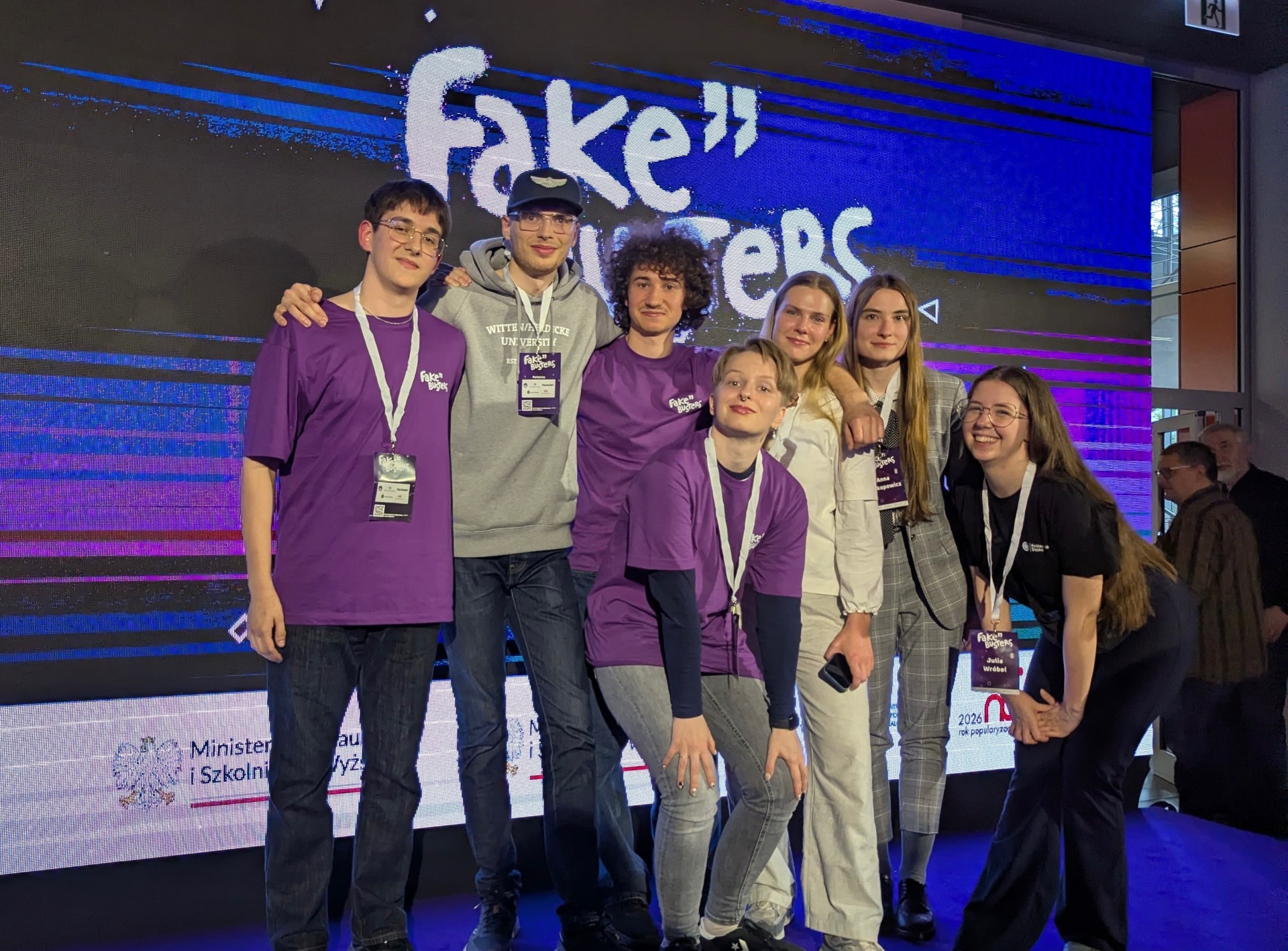 Mateusz Dunajski ze swoim zespołem