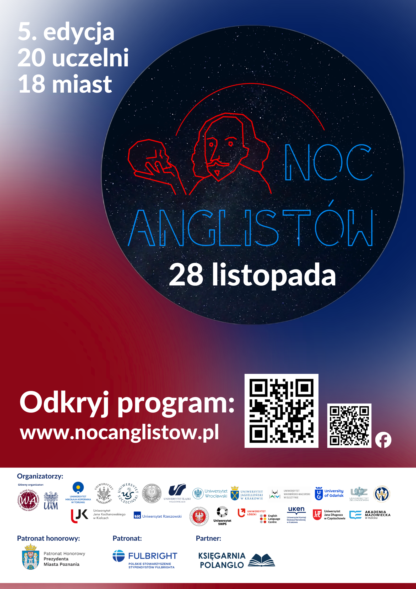 Plakat Nocy Anglistów