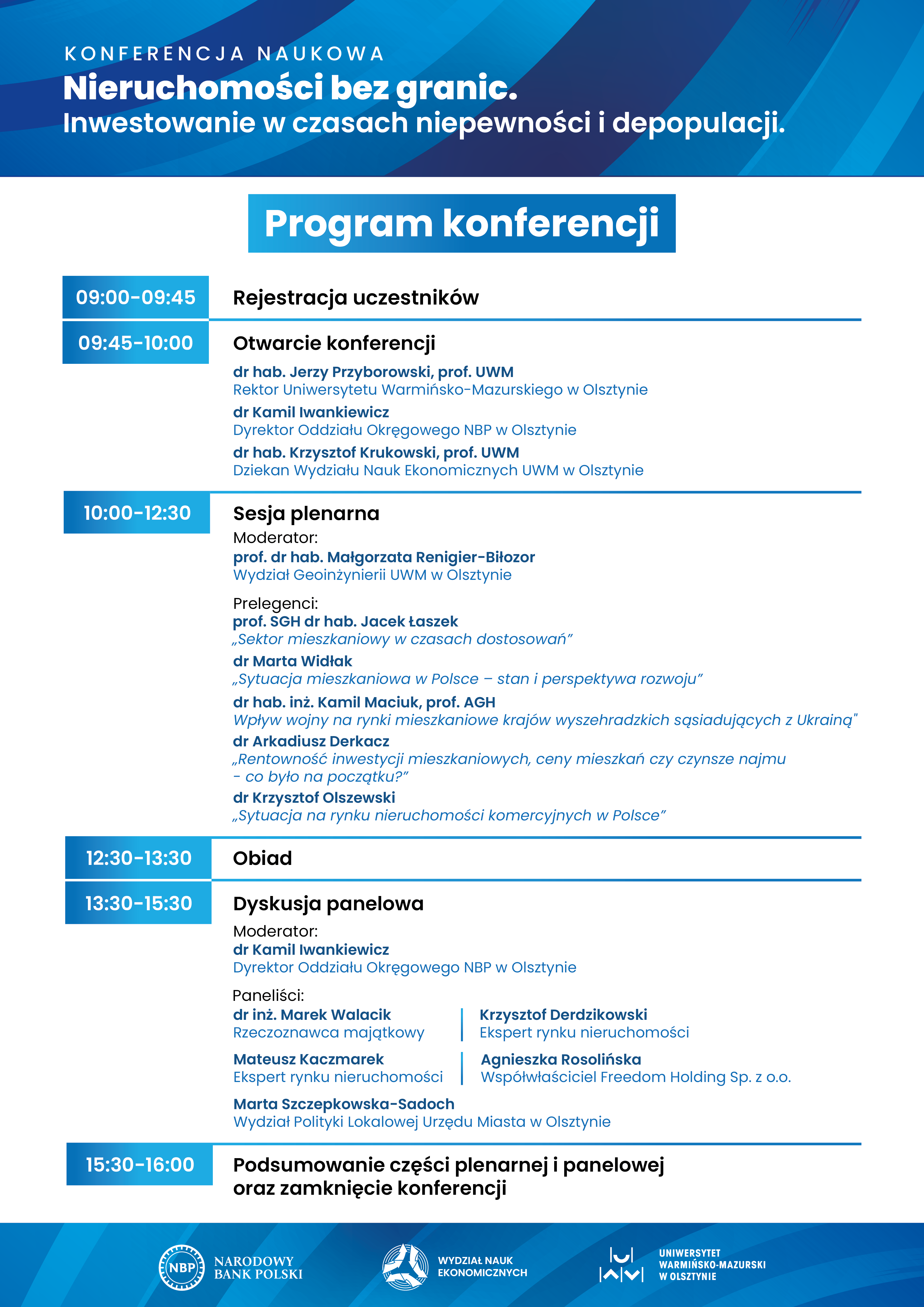 program konferencji 