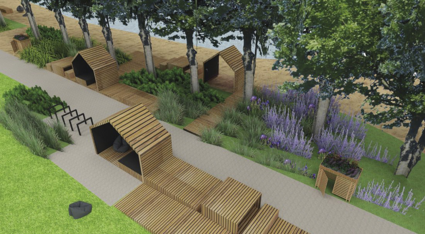 projekt Plaży Kortowskiej