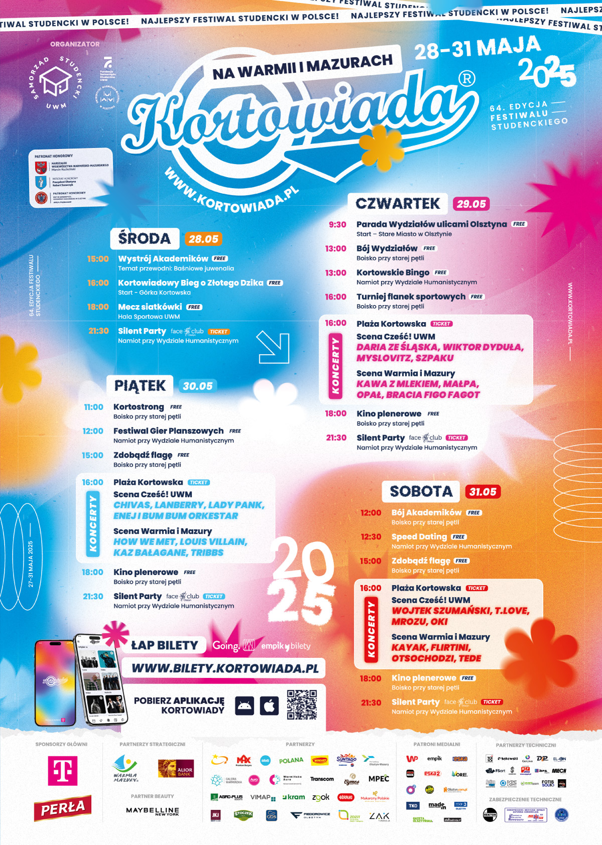 Plakat Kortowiada 2025