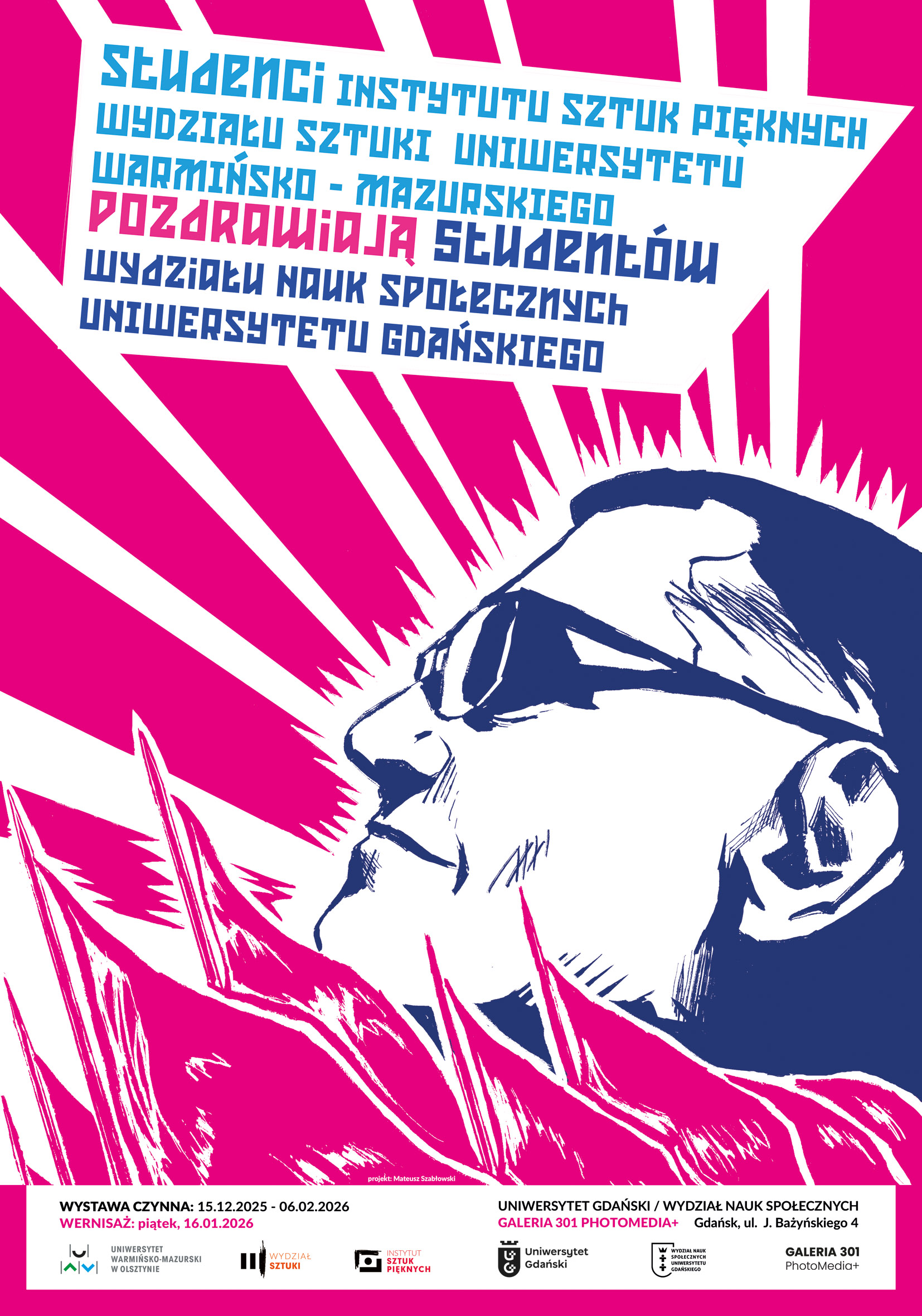 plakat wystawy w Gdańsku