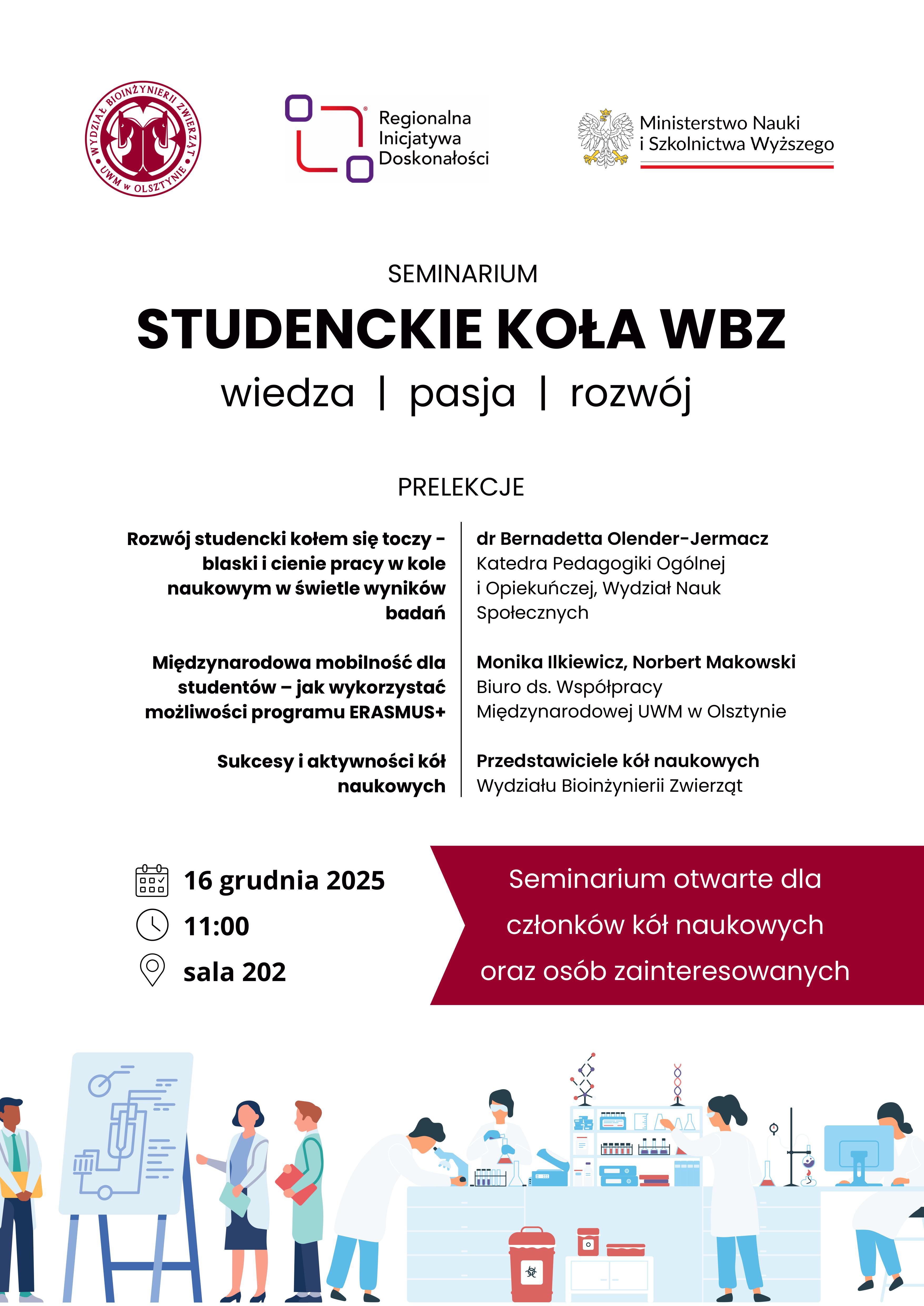 Plakat seminarium WBZ