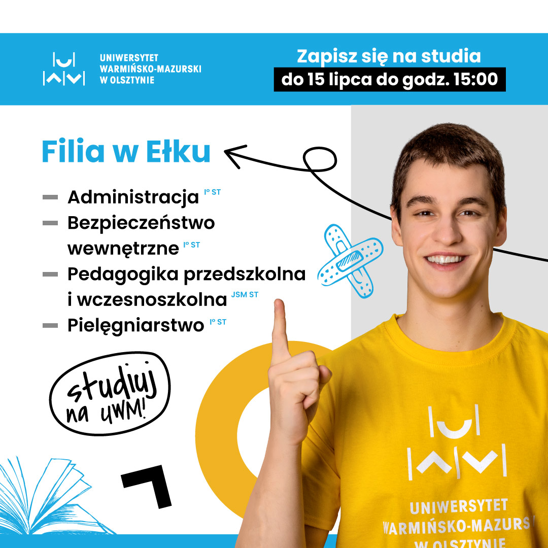 Filia UWM w Ełku - oferta kształcenia