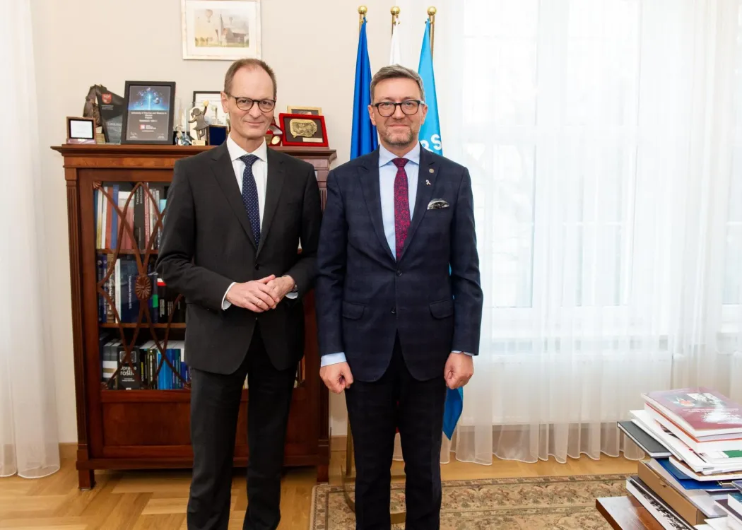 dr Thomas Bagger i prof. Jerzy Przyborowski