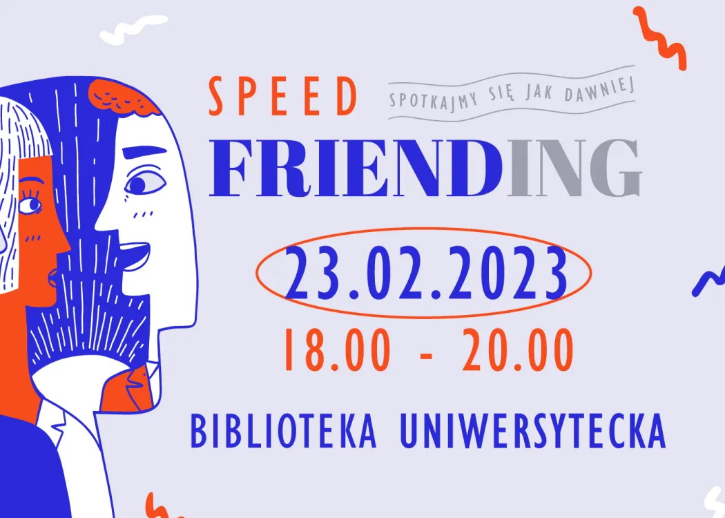 speed friending grafika reklamowa