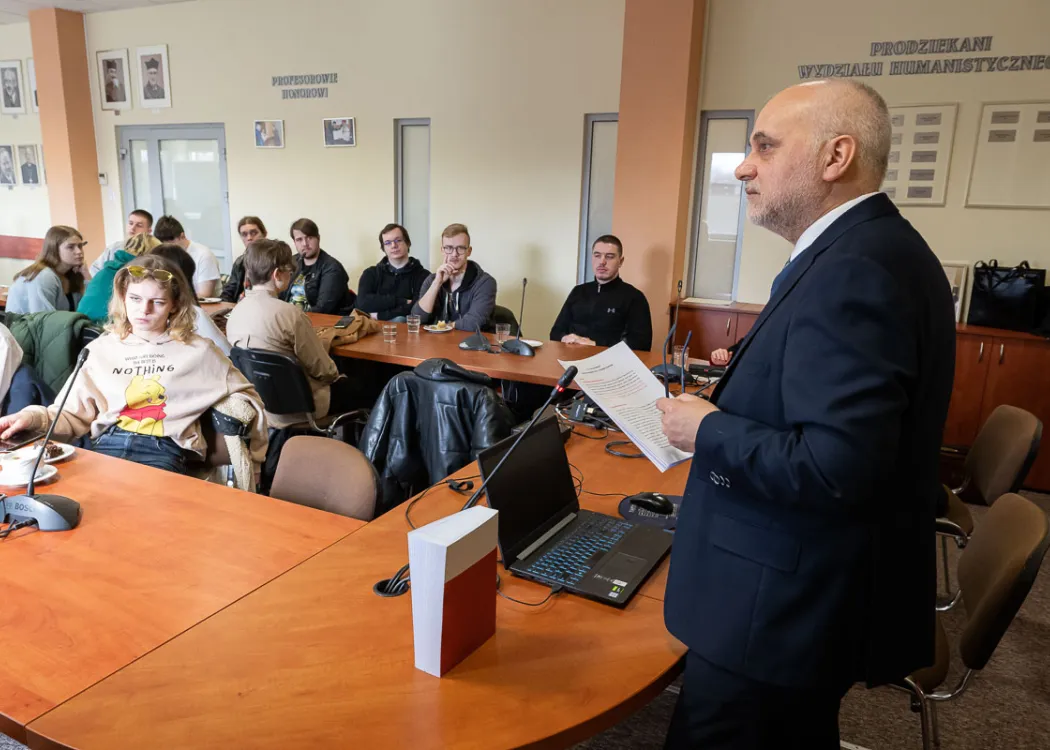 Seminarium "Ludzkie oblicza wojny", fot. Janusz Pająk