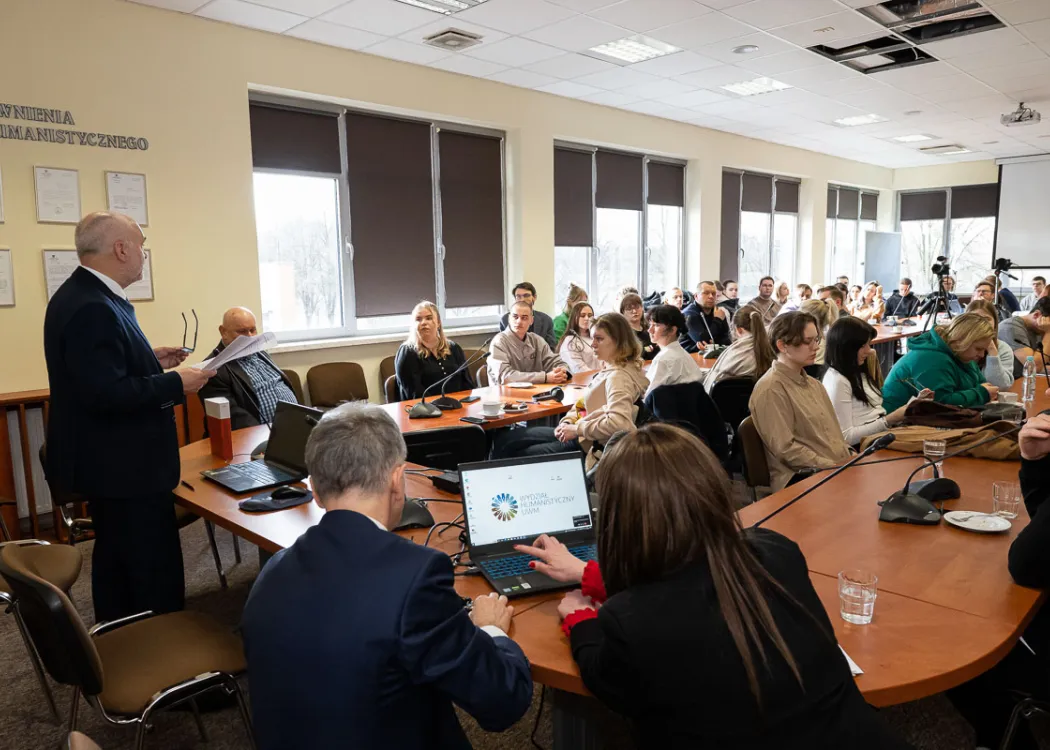 Seminarium "Ludzkie oblicza wojny", fot. Janusz Pająk.