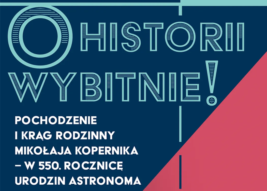 Plakat dotyczący wydarzenia na różowo-niebieskim tle, z tematem spotkania. Fot. Informacje organizatorów. 