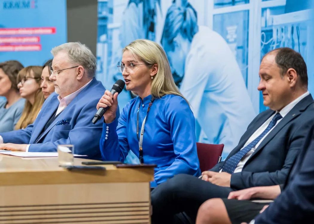 Konferencja pt. „Nowoczesna edukacja medyczna odpowiedzią na potrzeby zdrowotne społeczeństwa” / Fot. Tomasz Walów