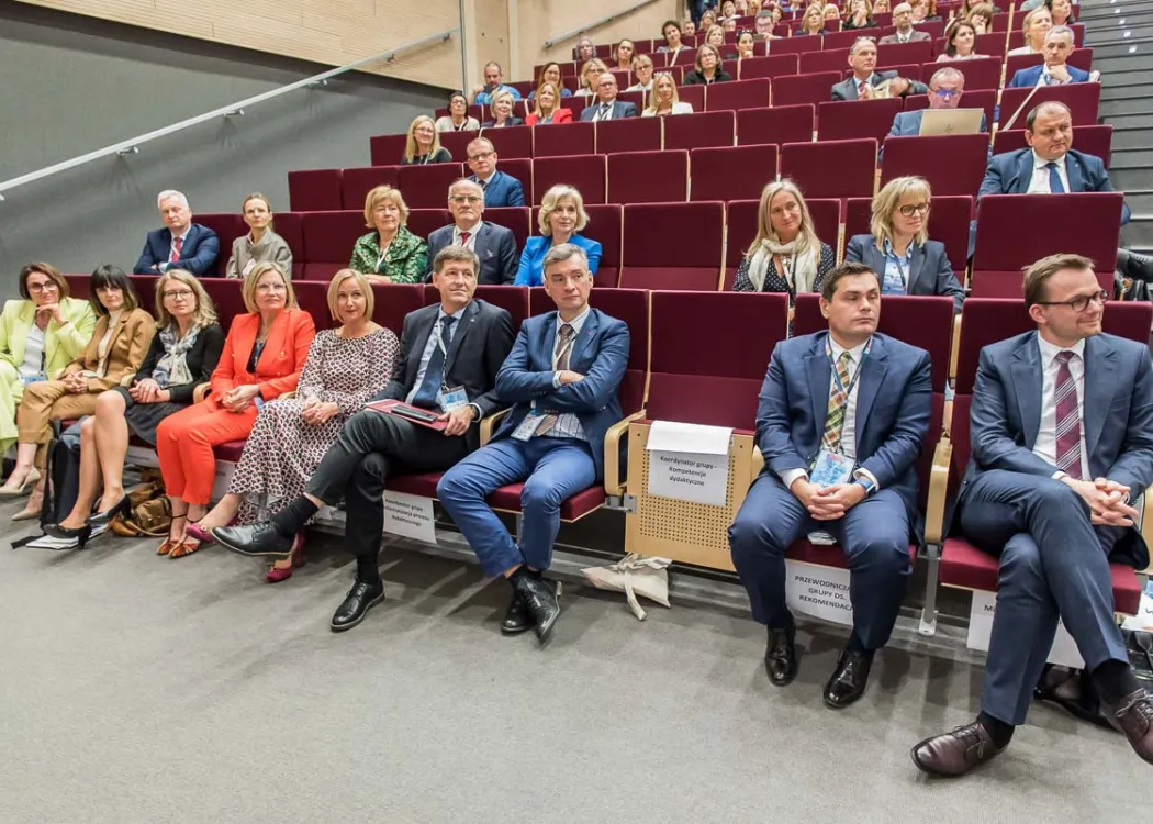 Konferencja pt. „Nowoczesna edukacja medyczna odpowiedzią na potrzeby zdrowotne społeczeństwa” / Fot. Tomasz Walów