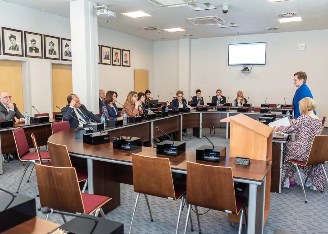 Konferencja pt. „Nowoczesna edukacja medyczna odpowiedzią na potrzeby zdrowotne społeczeństwa” / Fot. Tomasz Walów
