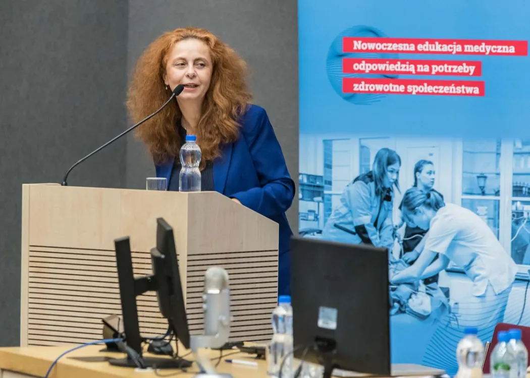 Konferencja pt. „Nowoczesna edukacja medyczna odpowiedzią na potrzeby zdrowotne społeczeństwa” / Fot. Tomasz Walów
