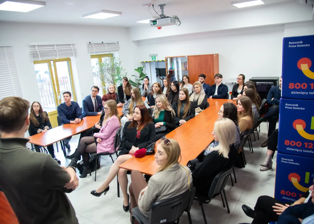 Studenci UWM w Biurze Rzecznika Praw Dziecka