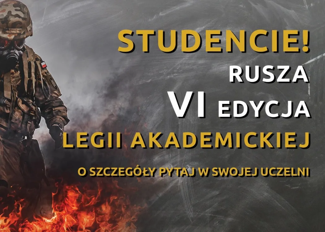 Legia Akademicka, plakat z żołnierzem. Fot. Materiały organizatorów.