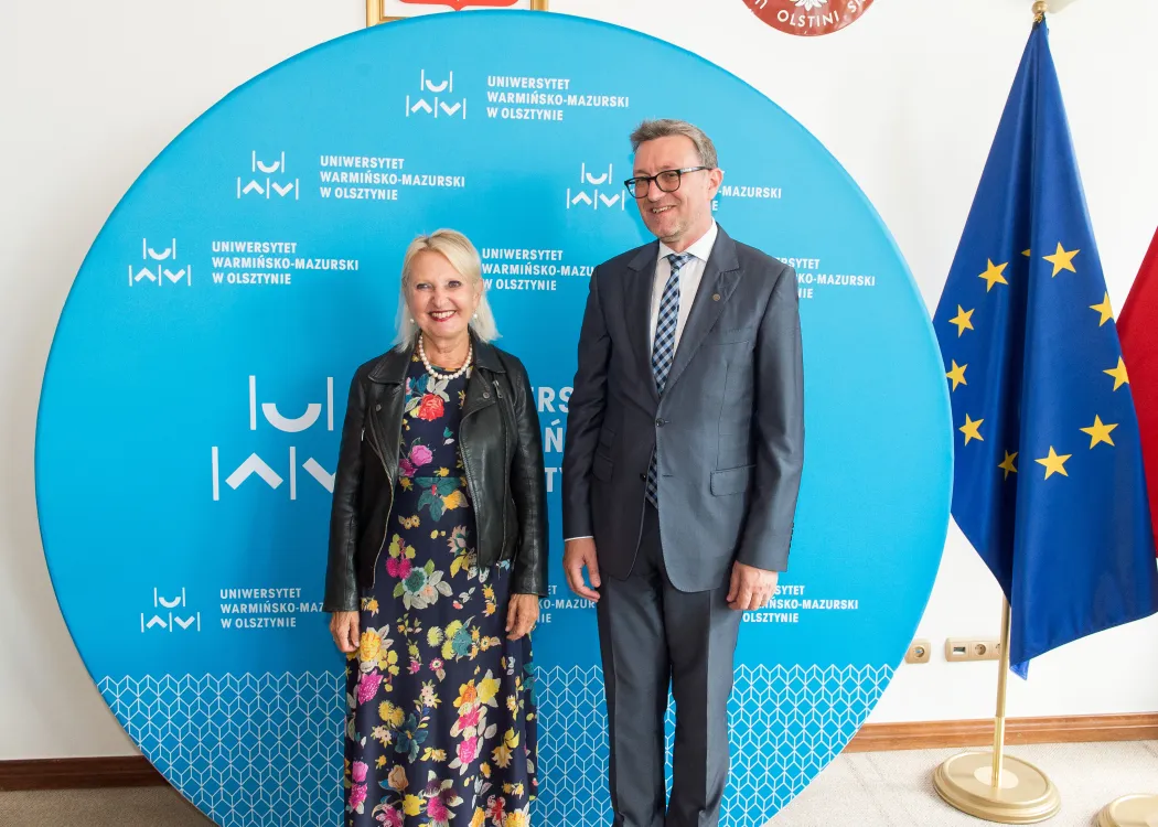 Prof. Maria Siemionow i prof. Jerzy Przyborowski